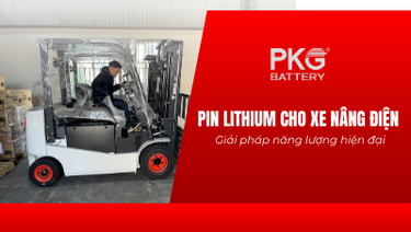 PIN LITHIUM CHO XE NÂNG ĐIỆN – GIẢI PHÁP NĂNG LƯỢNG HIỆN ĐẠI GIÚP DOANH NGHIỆP TỐI ƯU VẬN HÀNH